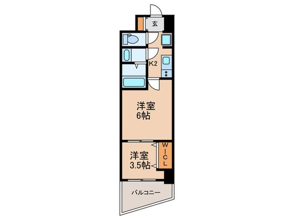 セレニテ神戸ミラクシュッドの物件間取画像